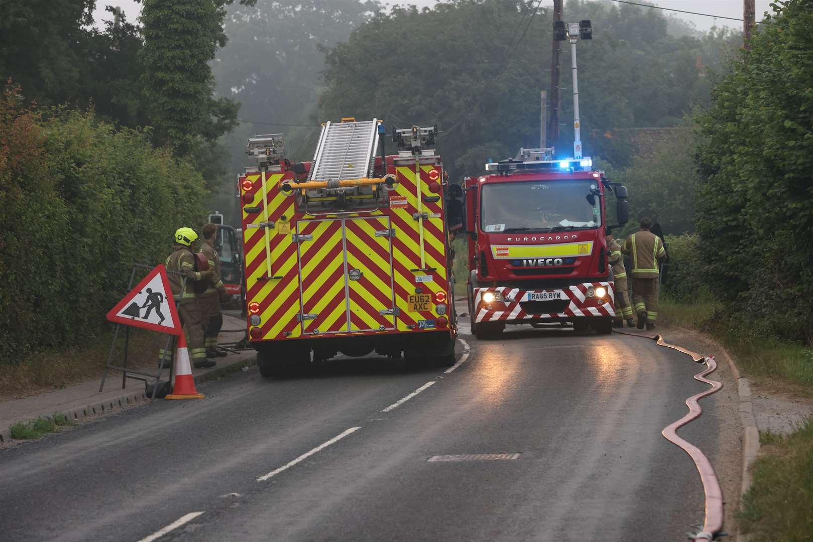 Highways England say works could carry on until the end of the weekend. Picture: UKNIP