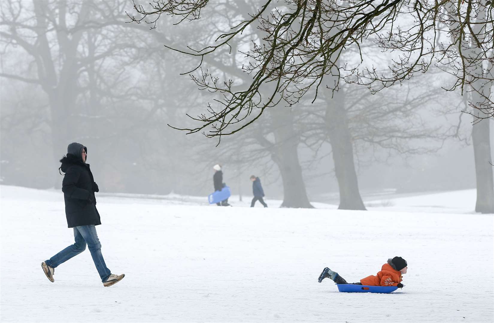 Snow is expected to fall in parts of the county this week. Picture: Matthew Walker