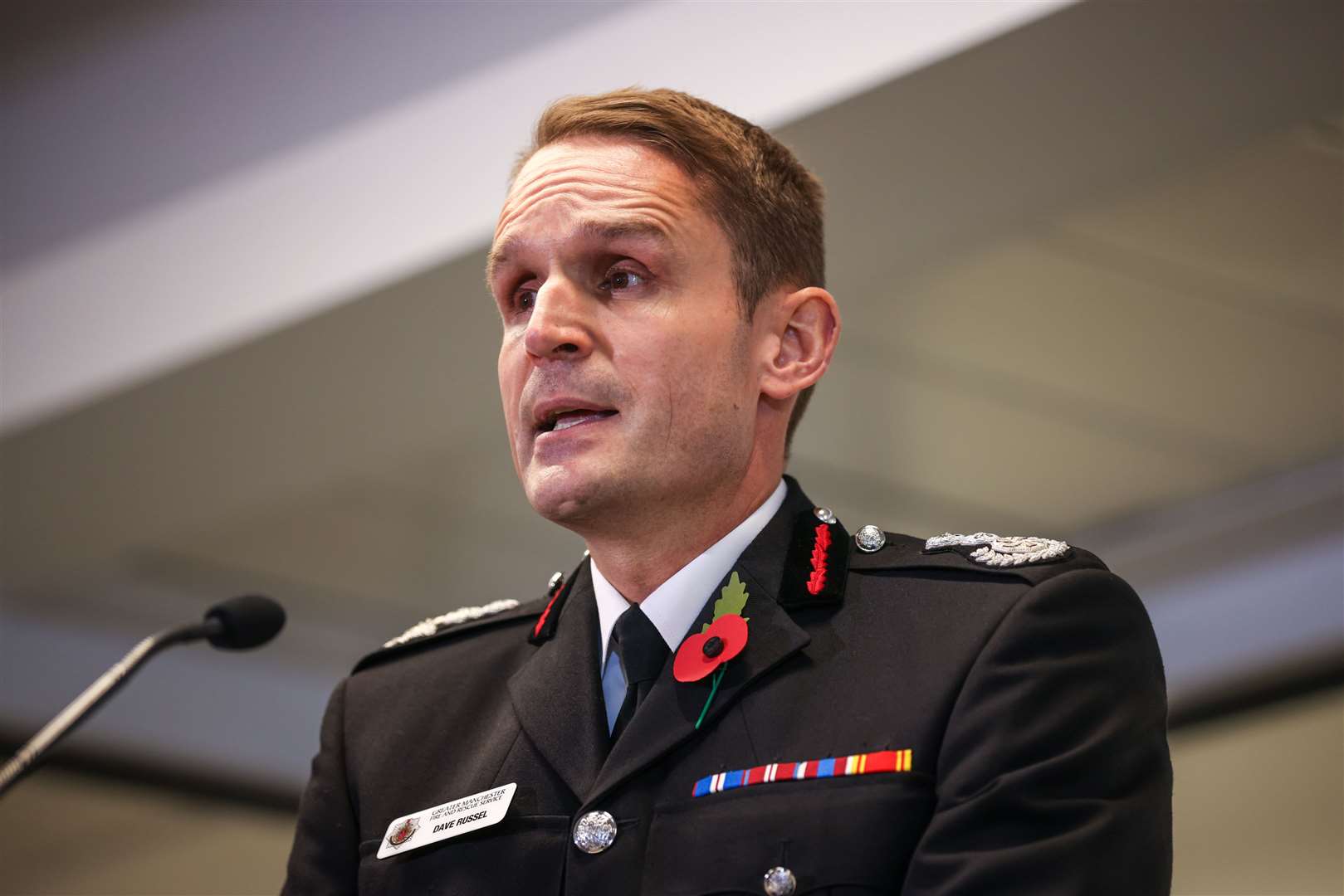 GMFRS Chief Fire Officer Dave Russel (James Speakman/PA)