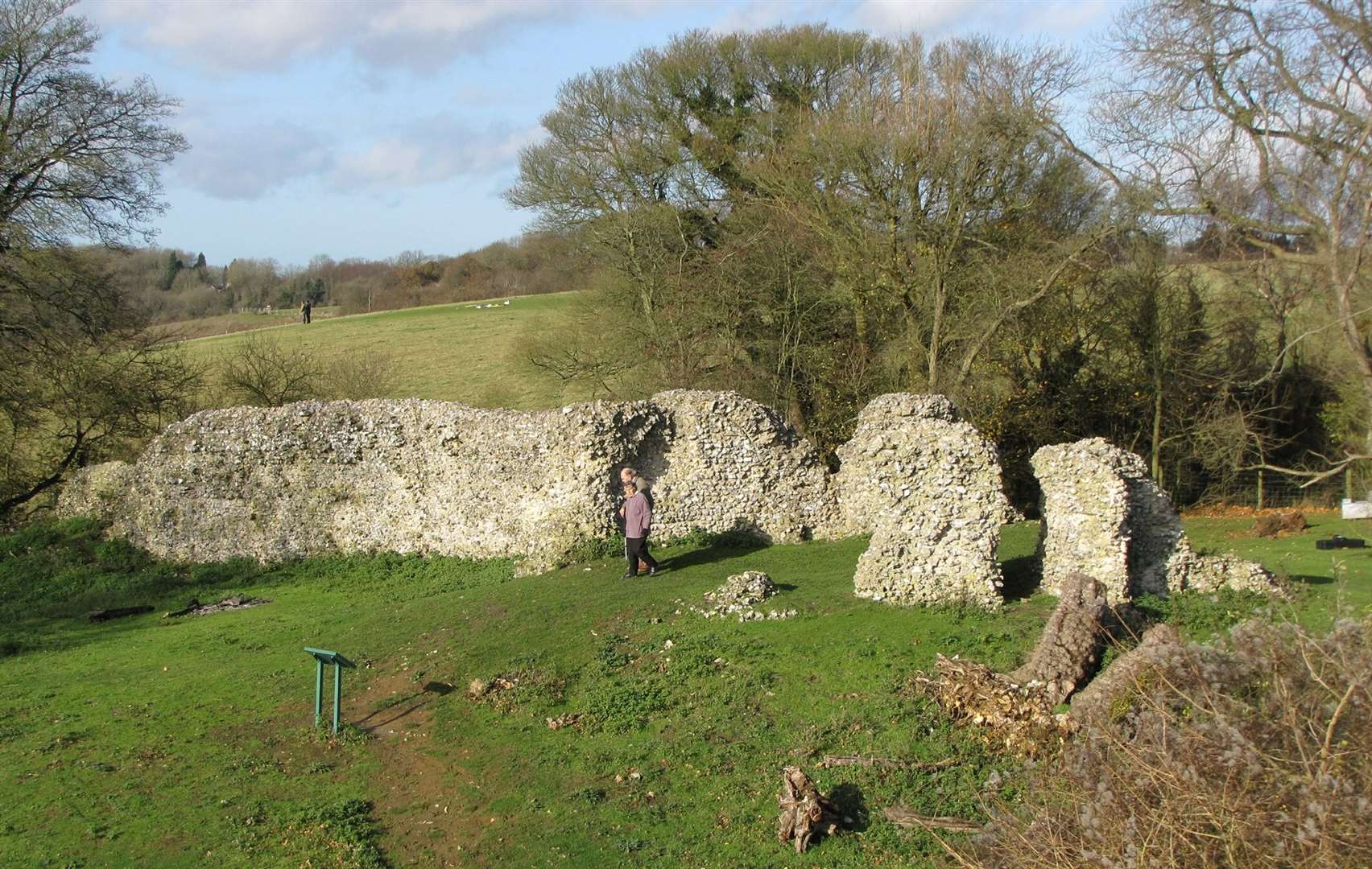 Thurnham Castle on top of the North Downs near Maidstone. Picture: Brian Henman