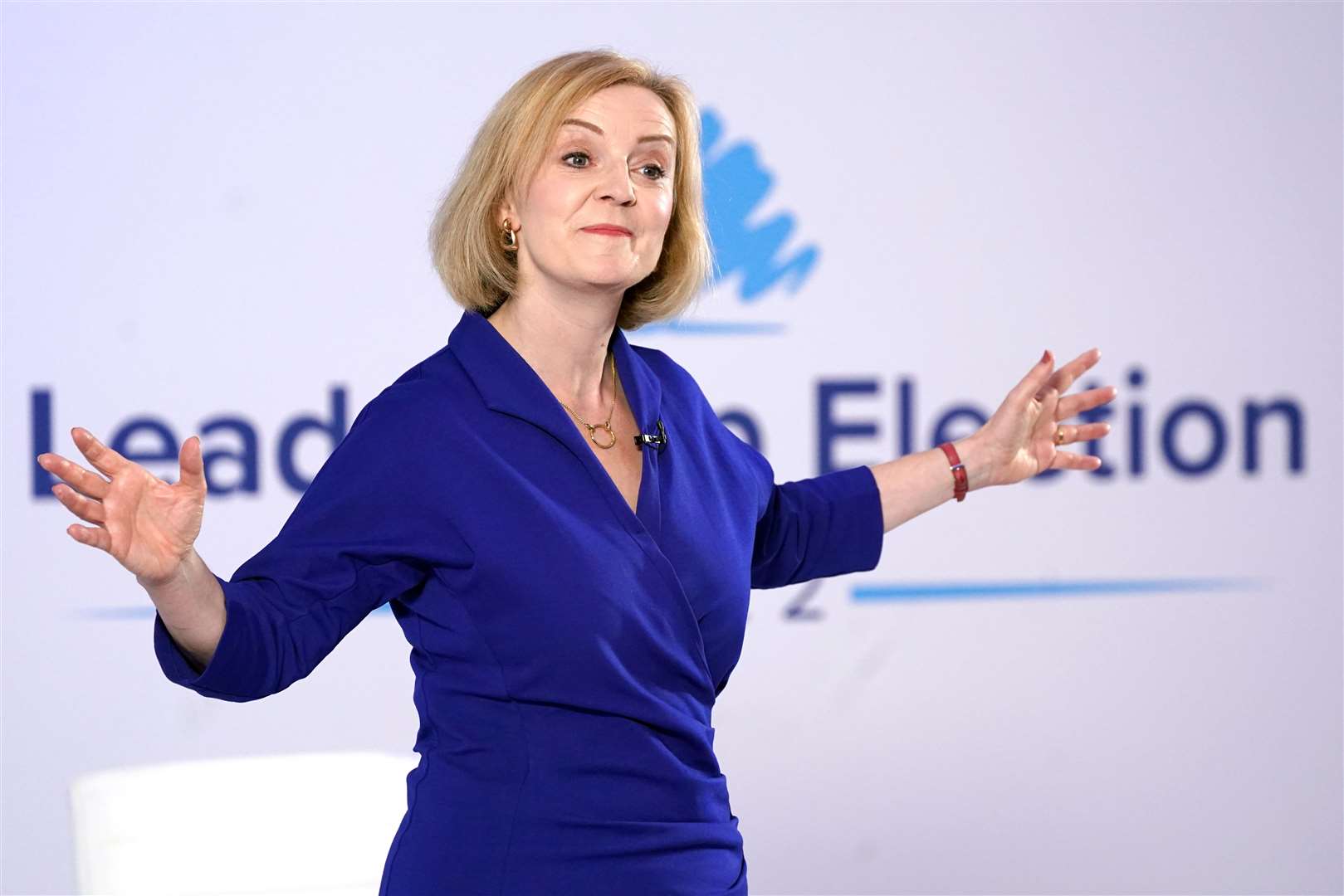 Liz Truss during a hustings event in Norwich (Joe Giddens/PA)