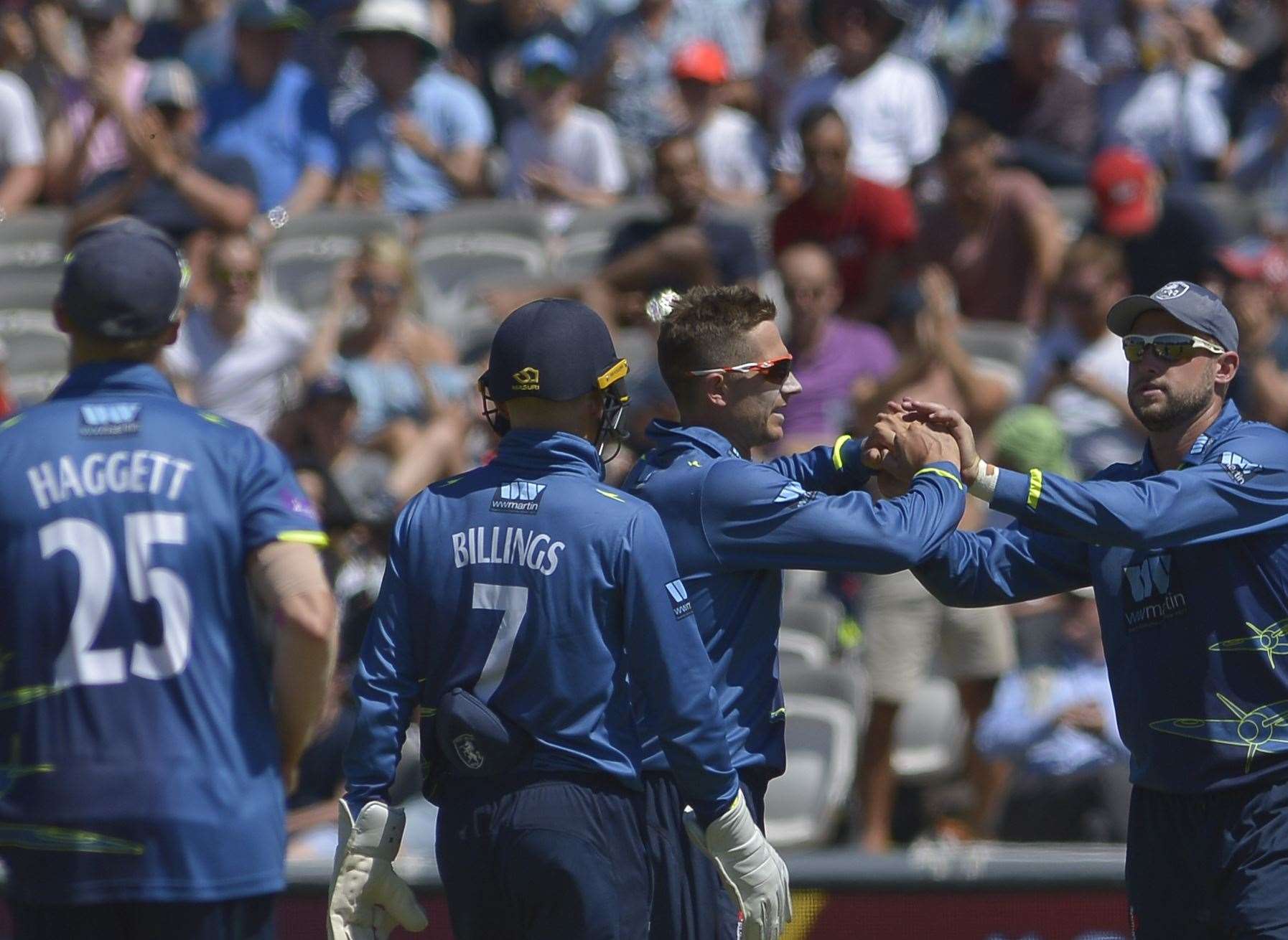 Kent take on Hampshire in the Royal London One Day Cup Final at Lord’s. Picture Ady Kerry