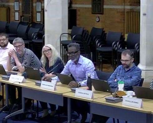 Cllr Douglas Hamandishe (Lab) supported the application. Picture: Medway Council YouTube