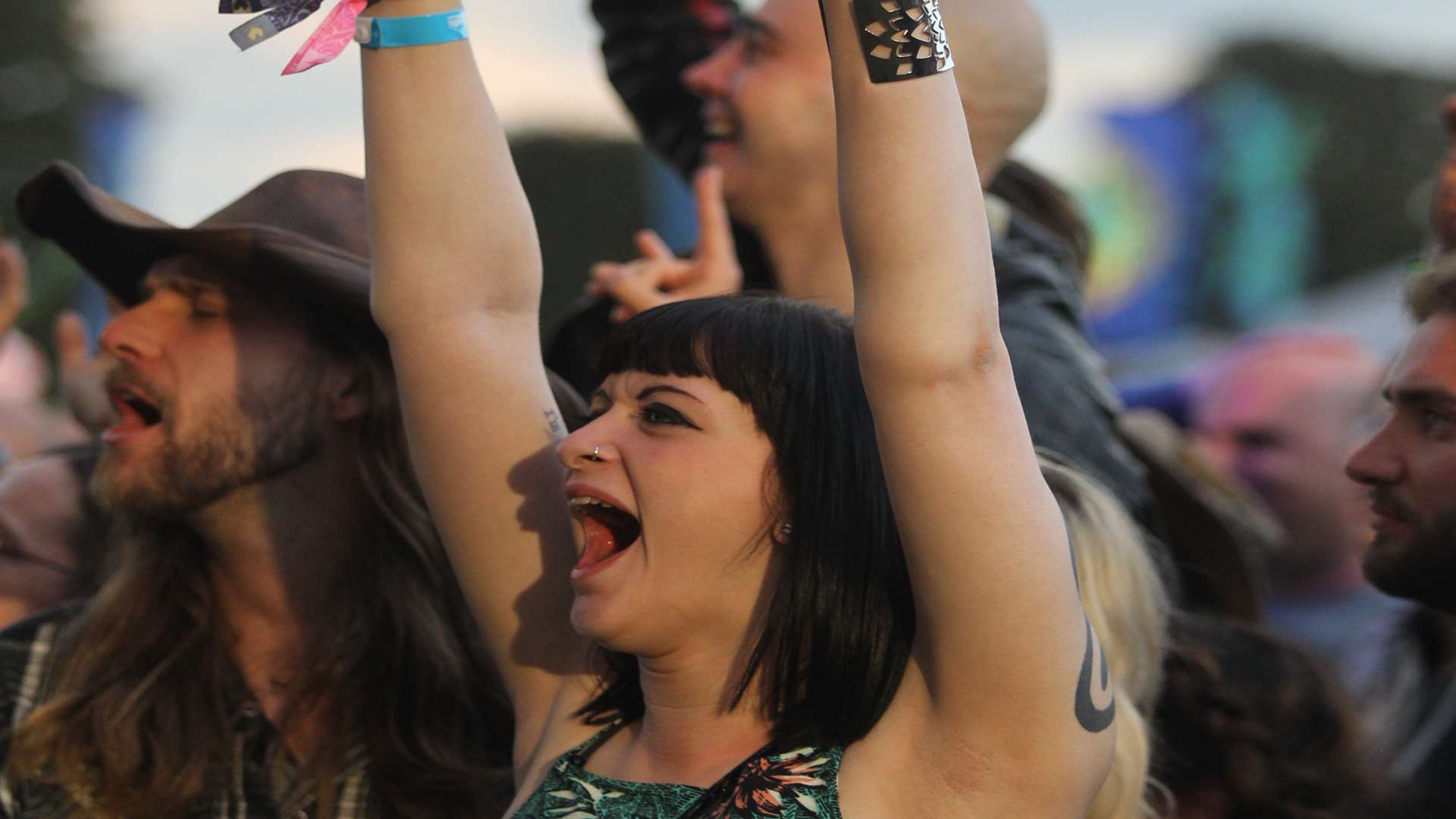 Revellers at the first Ramblin' Man Fair