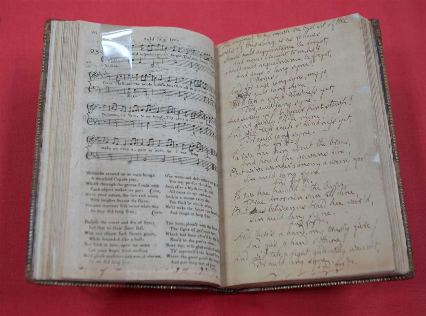 Original manuscript of Auld Lang Syne (David Cheskin/PA)