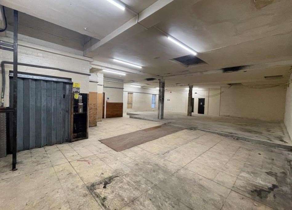 The first floor of the former Iceland building in Sittingbourne High Street. Picture: Clive Emson