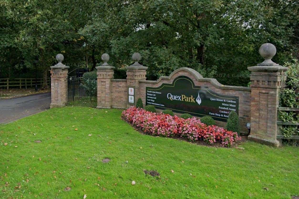 The event was supposed to take place at Quex Park in Birchington over the weekend. Picture: Google