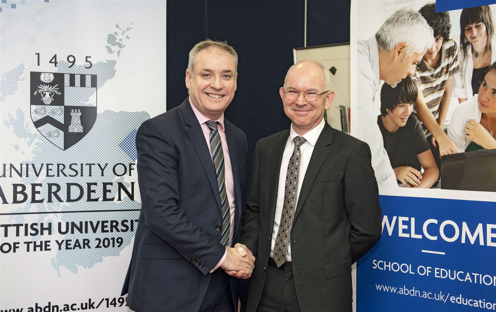 Higher education minister Richard Lochhead, left, said the decision had been taken with ‘a heavy heart’ (Sarah Christie/University of Aberdeen/PA)