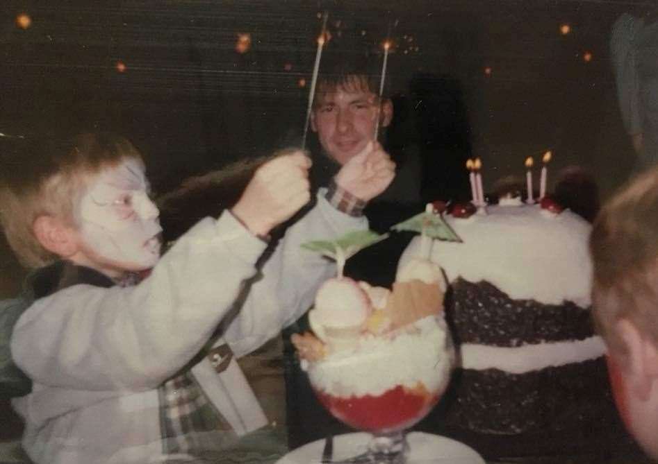 Brandybucks was well known for a giant plastic cake, seen here, which was brought out for birthdays. Picture: Caroline Perkins