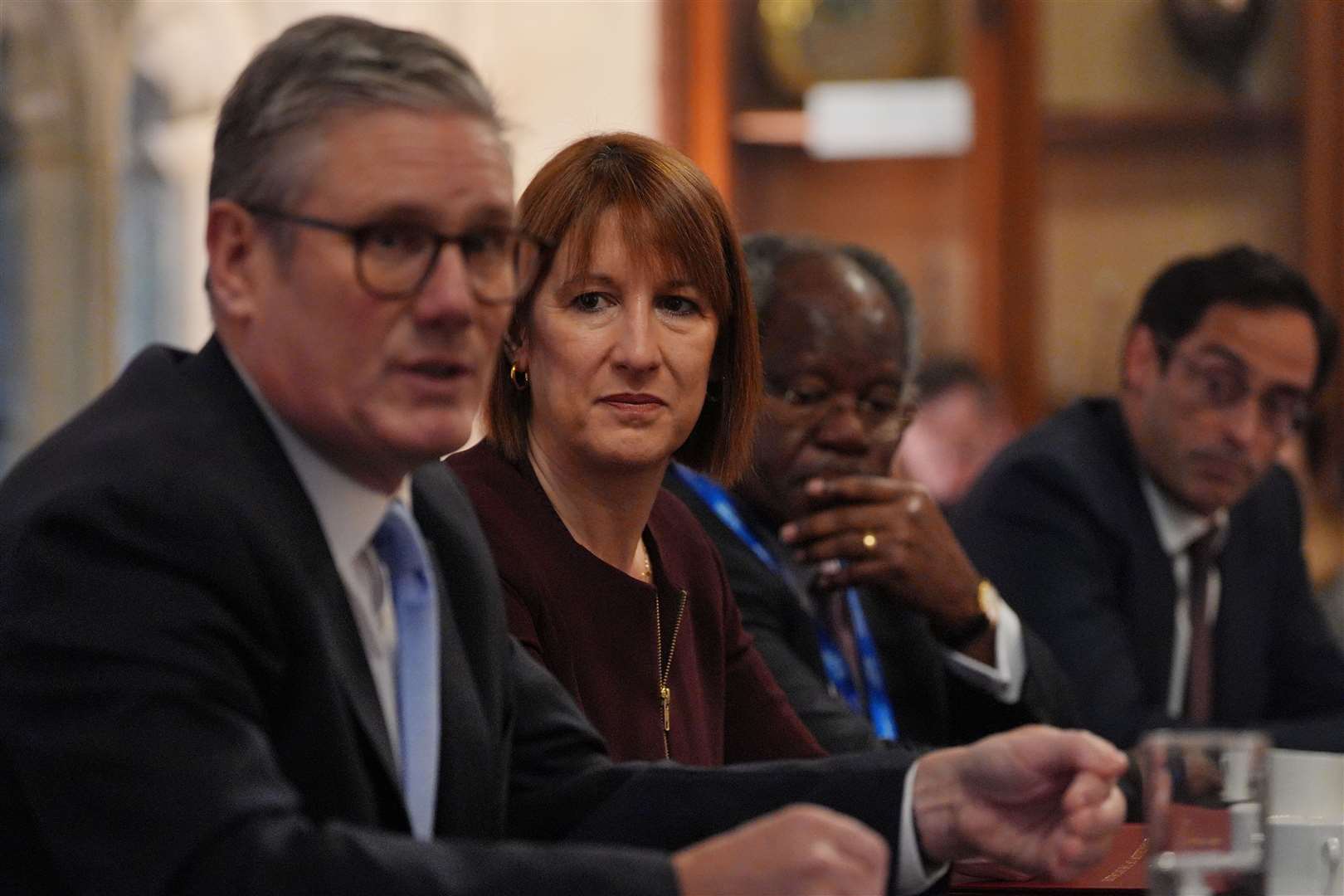 Prime Minister Sir Keir Starmer met leaders from across the UK during the International Investment Summit in London (Jonathan Brady/PA)