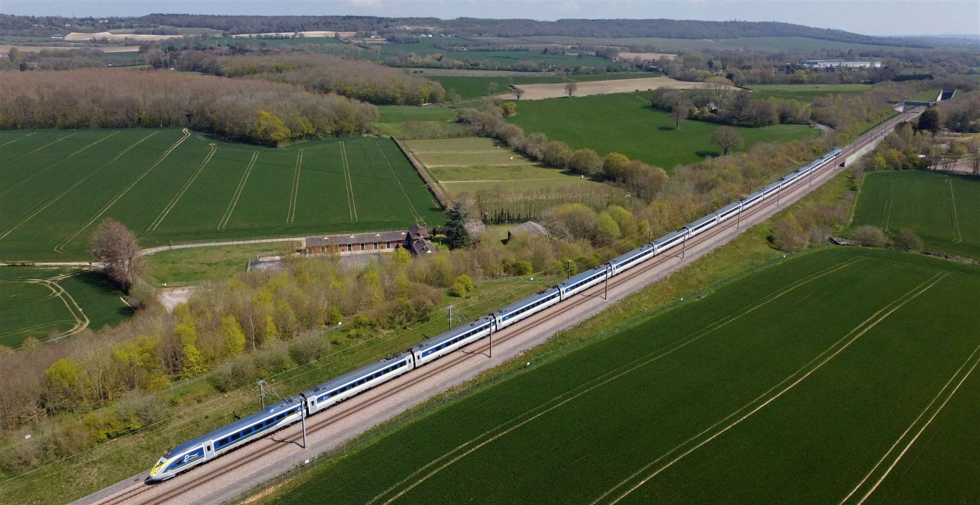 The Eurostar runs regular trips to the European continent and produces less emissions than planes, but a ticket is more expensive (Gareth Fuller/PA)