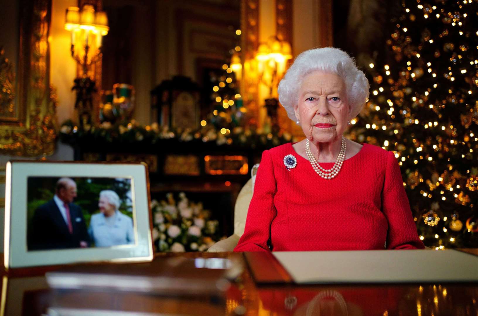 The Queen spent Christmas Day at Windsor Castle (Victoria Jones/PA)