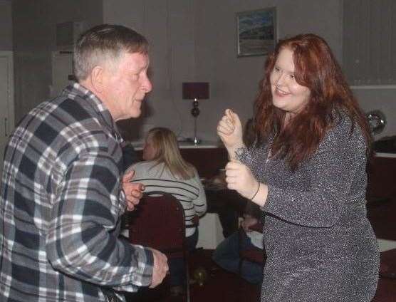 Josie with her late dad, Bill Murrie. Picture: Josie Murrie