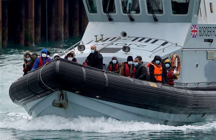 Gul was picked up by authorities in a small boat trying to cross the Channel. Stock picture: Gareth Fuller/PA