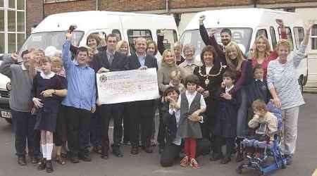 BIG DAY: Parents, pupils and staff all celebrate. Picture: ANDREW WARDLEY