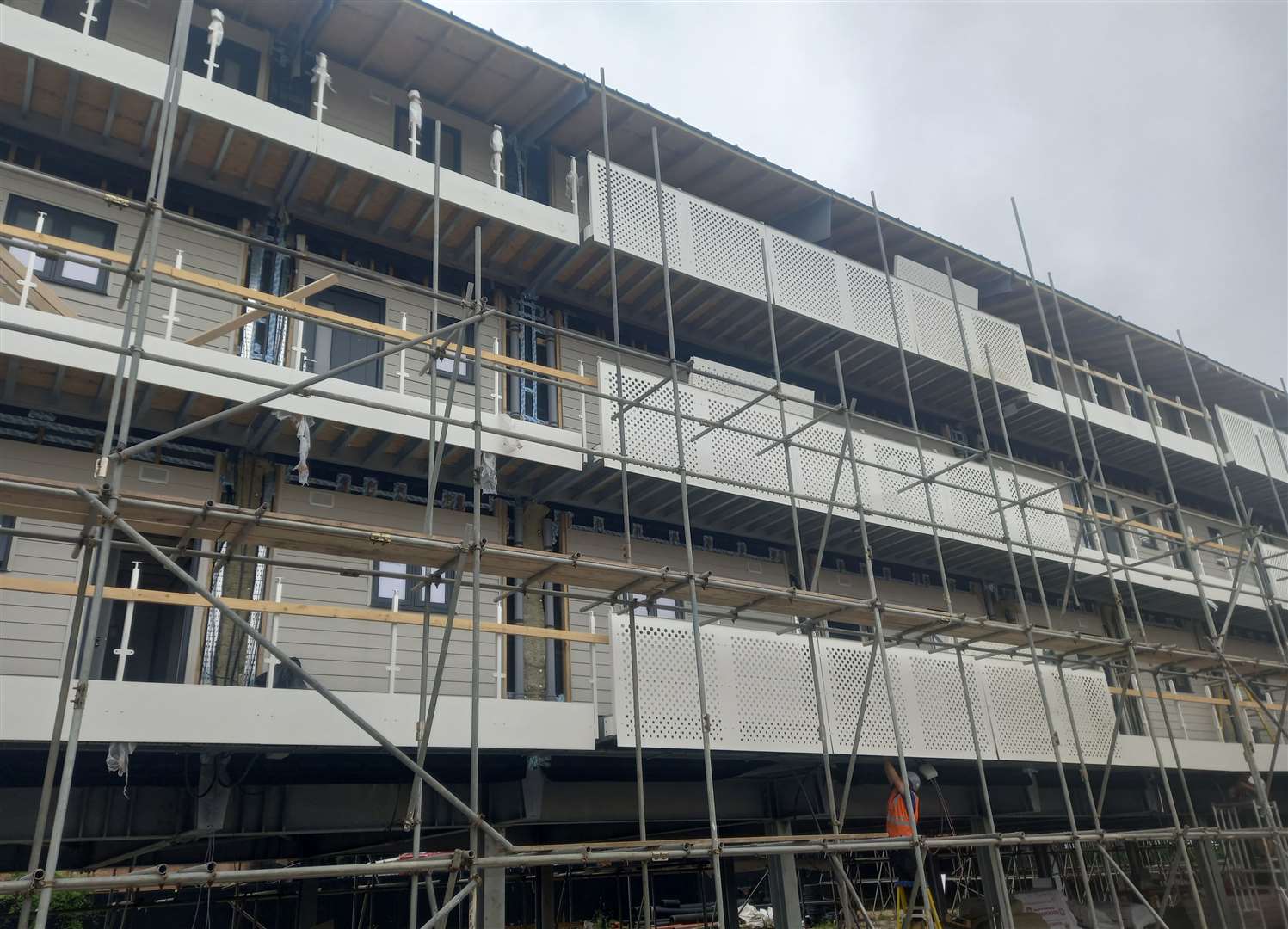 The homeless pods are being installed on Henwood Industrial Estate. Picture: ABC