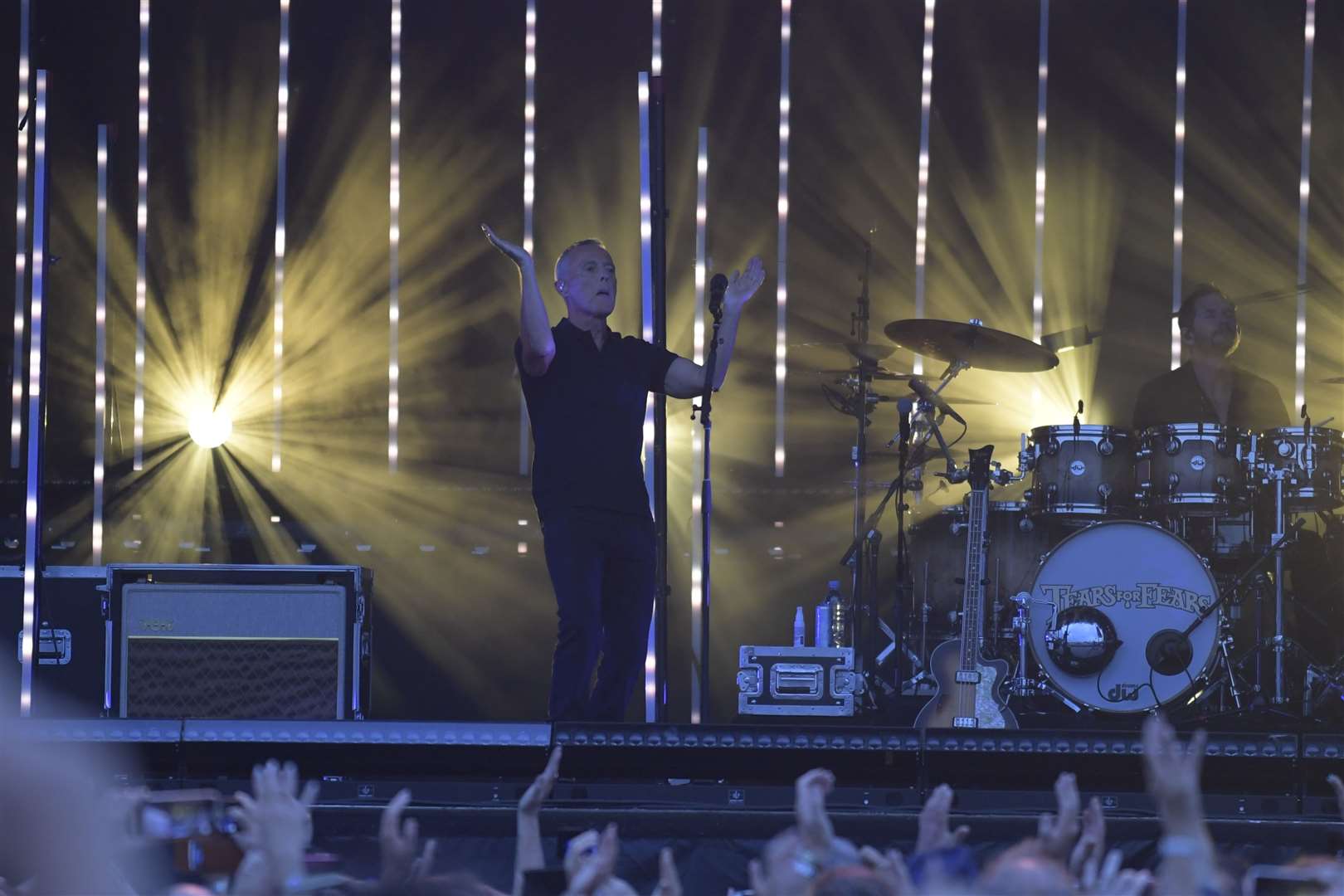 Tears for Fears' Curt Smith at The Spitfire Ground Picture: Barry Goodwin