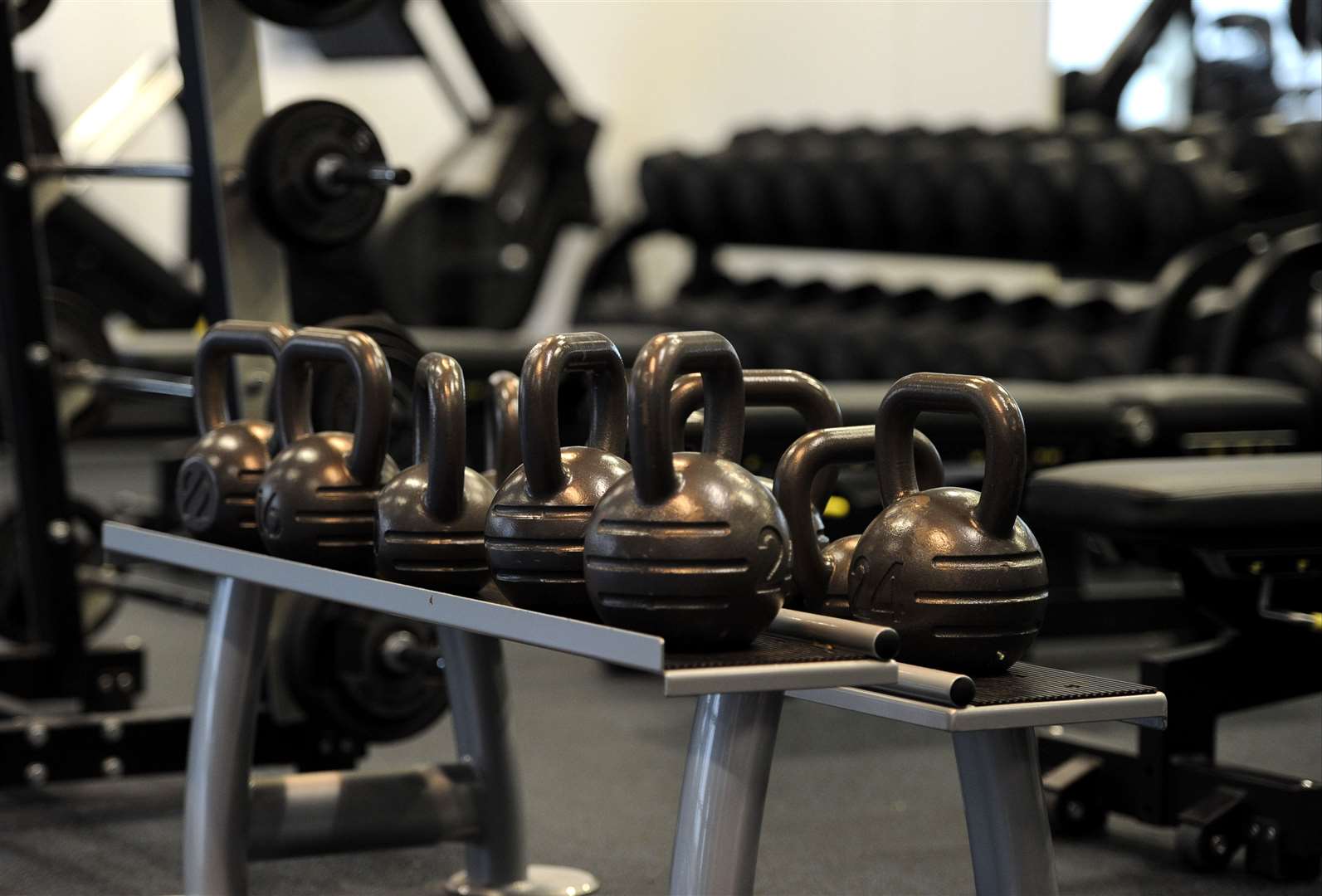 Vicky advises buying just one piece of kit such as a kettlebell (Tim Goode/PA)