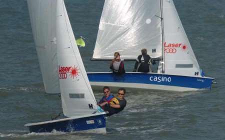 The action hots up in the waters around the Isle of Sheppey