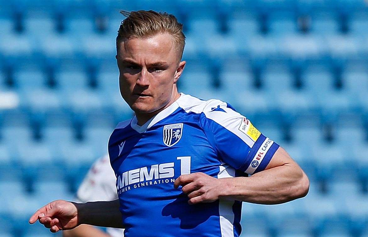 Charlton Athletic put in a bid for Gillingham's Kyle Dempsey confirmed the Gills boss Picture: Andy Jones