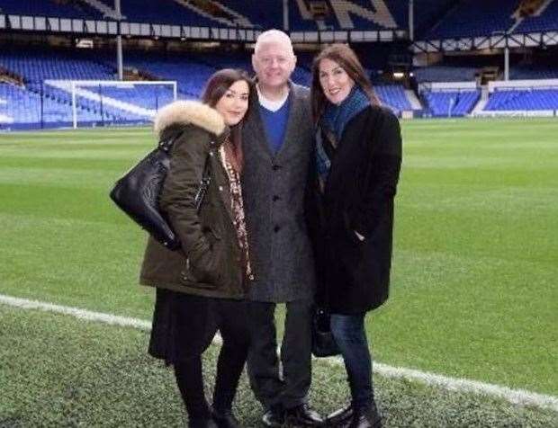 Yasemin Thompson wiht her husband, David, and daughter, Yeliz Isiyel. Picture: EKHUFT