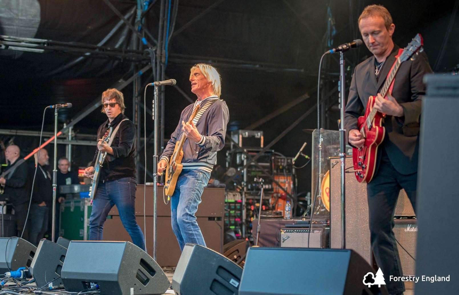 Paul Weller on stage at Bedgebury Picture: David Jenner/Forestry England