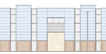 The new building at Waterbrook Park would be split into two separate units. Picture: Clague Architects