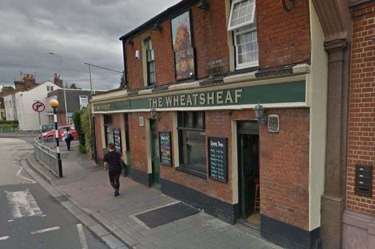 The Wheatsheaf in East Street, Sittingbourne, before it closed in 2019. Picture: Google