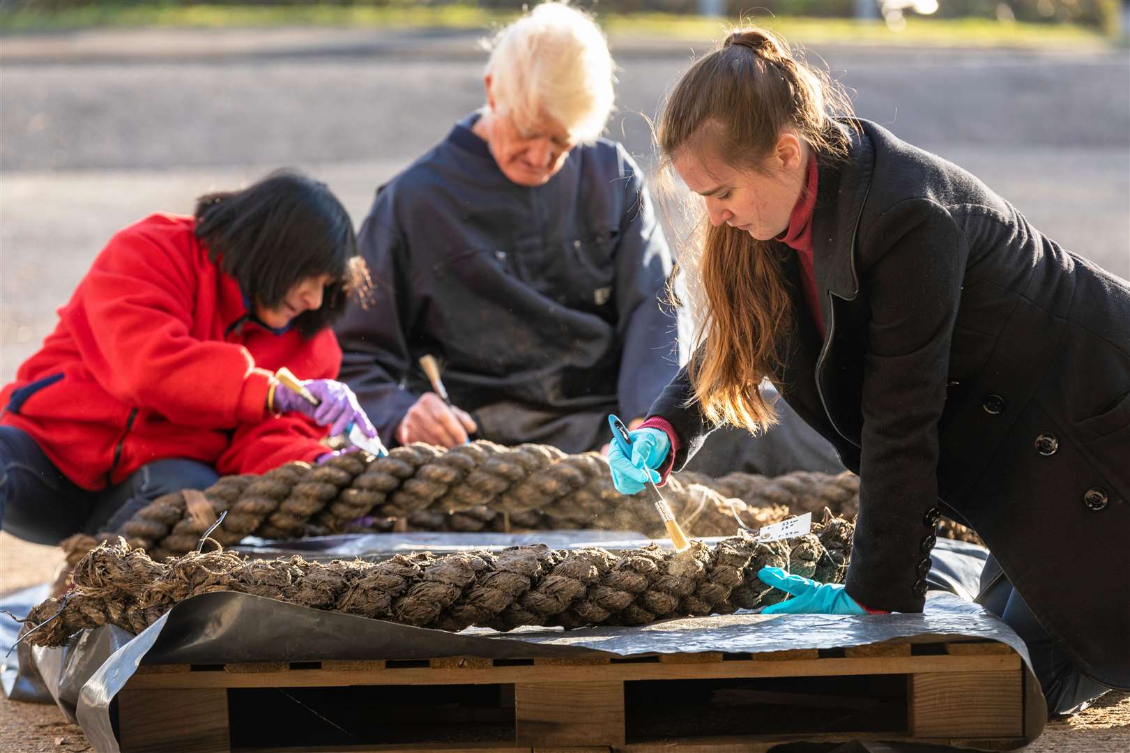 The team rescued artefacts from the shipwreck of HMS Invincible Picture: Historic Dockyard Chatham