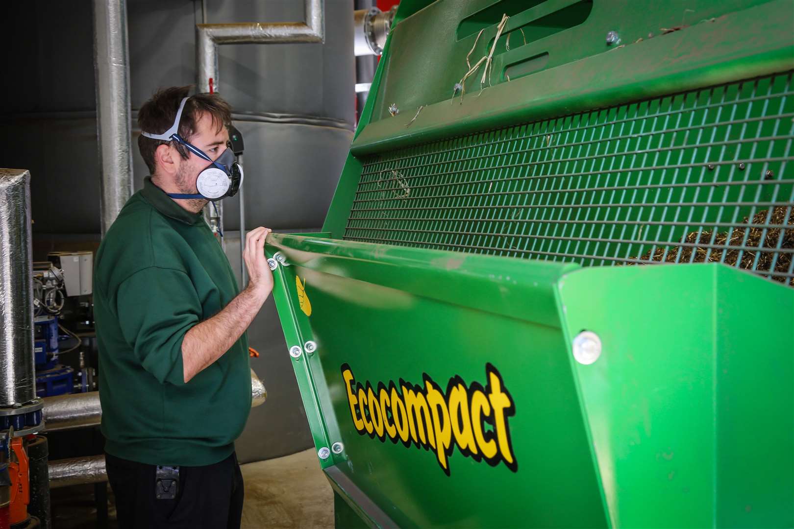 The ecocompact machine (Paul Collins/Marwell Zoo/PA)