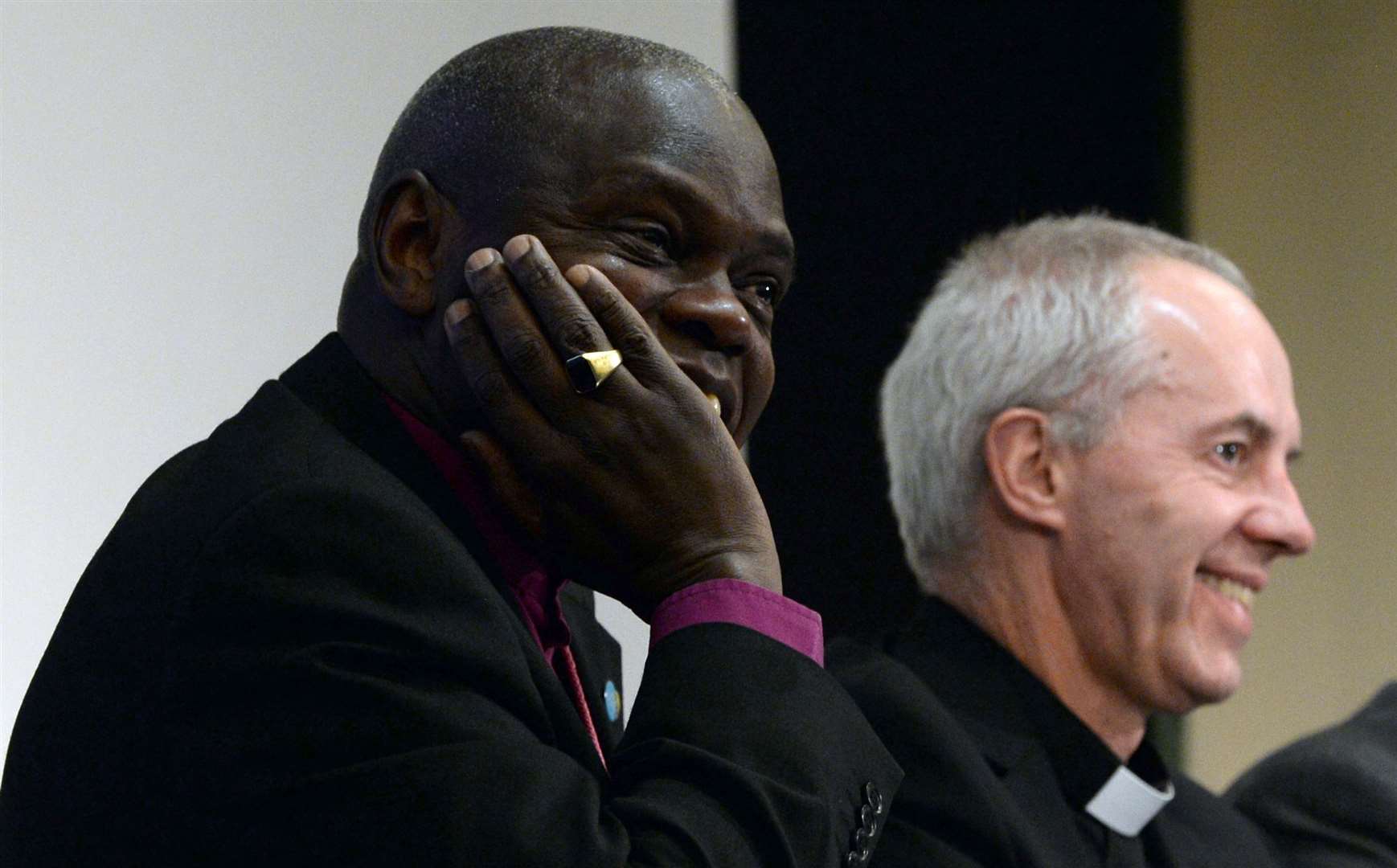 The Archbishop of York Dr John Sentamu and the Archbishop of Canterbury Justin Welby are among the church leaders taking part in the service (Anthony Devlin/PA)