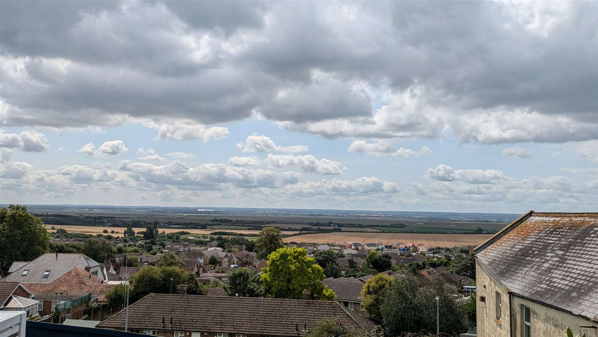 The view of the Isle of Sheppey from Minster Abbey. Picture: Swale council