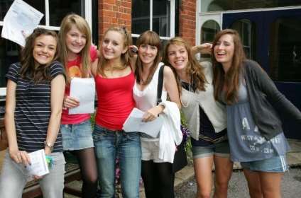 Joy as students celebrate best-ever GCSE results