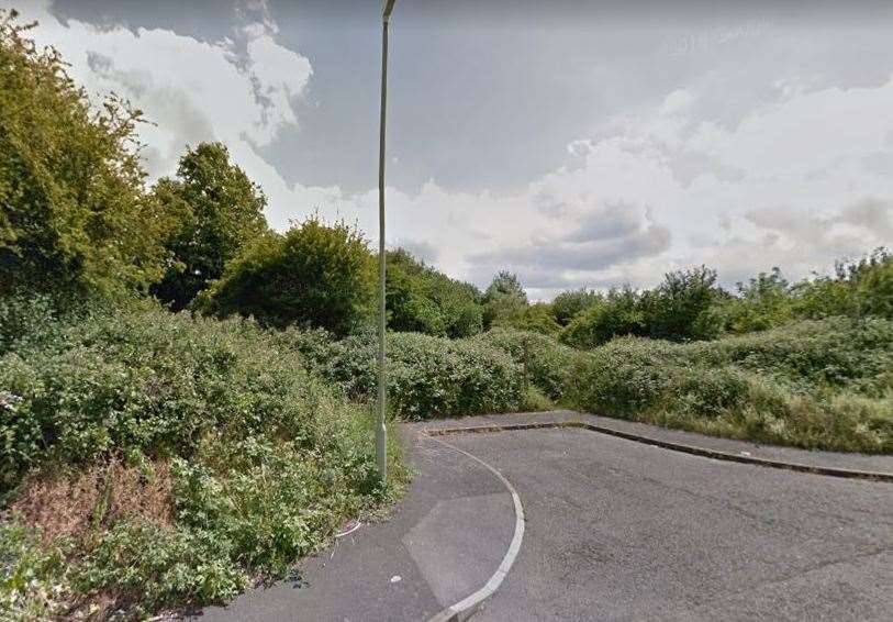 A teenage girl was reportedly raped in an alleyway leading off Eddington Lane in Herne Bay. Picture: Google Street View