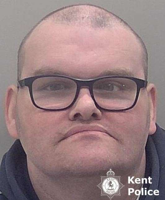 Alfie Murray was locked up. Picture: Kent Police