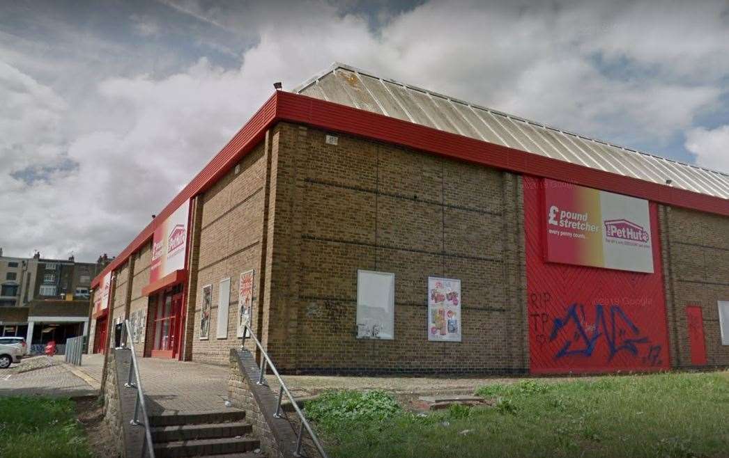 Poundstretcher in Addington Street, Margate Pic: Google