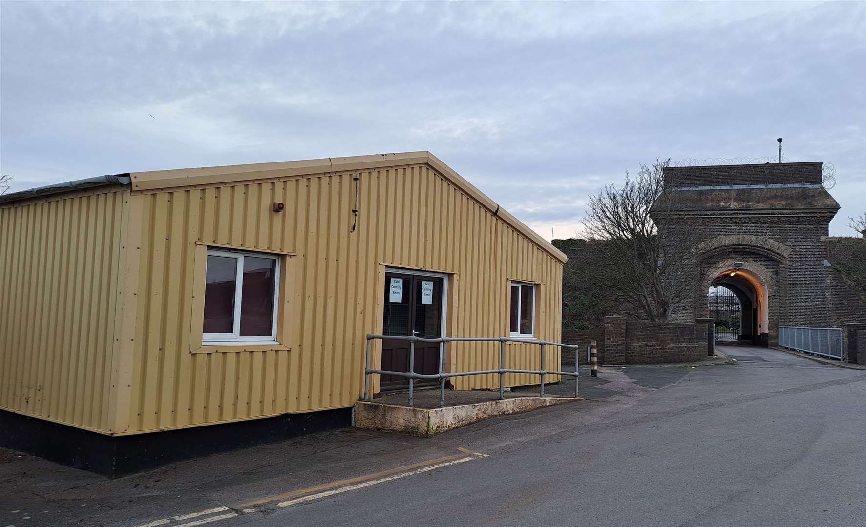 A new cafe has opened at The Citadel, next to the complex's main archway entrance