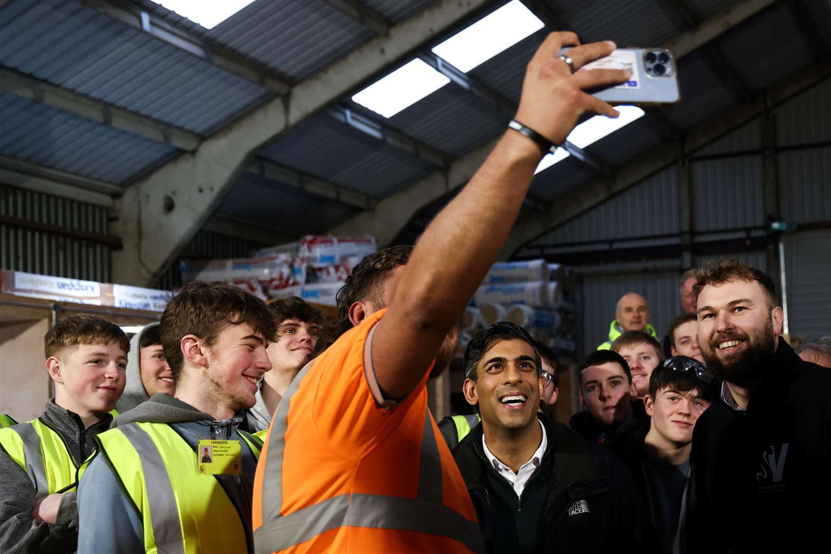 Mr Sunak said ‘the plan is working’ for young people (Darren Staples/PA)