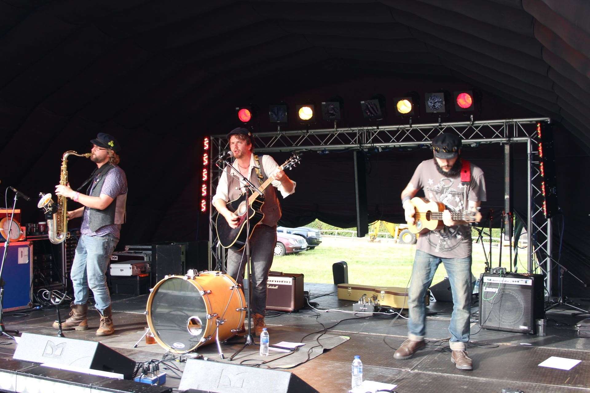 Smokin' Pilchards at the Chickenstock music festival at Stockbury. Picture: John Nurden (14091692)