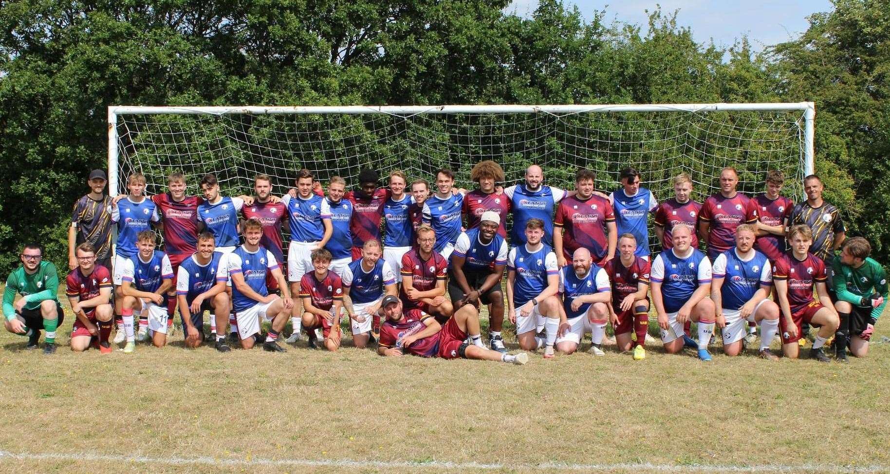 Rochester Eagles and the Reserves were preparing for their next set of charity matches. Picture: Callum Kemp