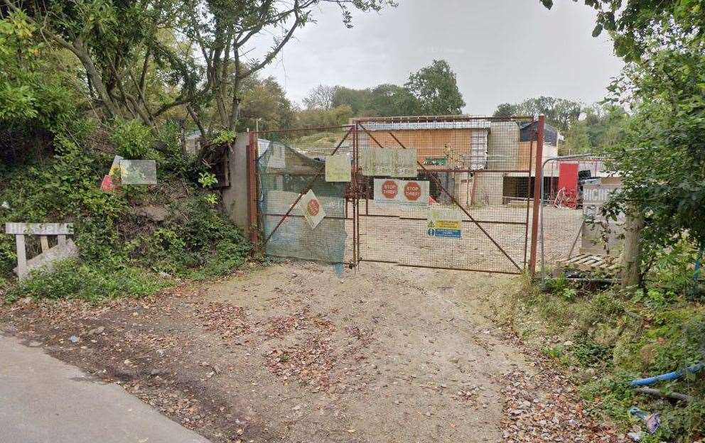 Work underway on Highfield in Lenham in September 2023. Picture: Google Maps