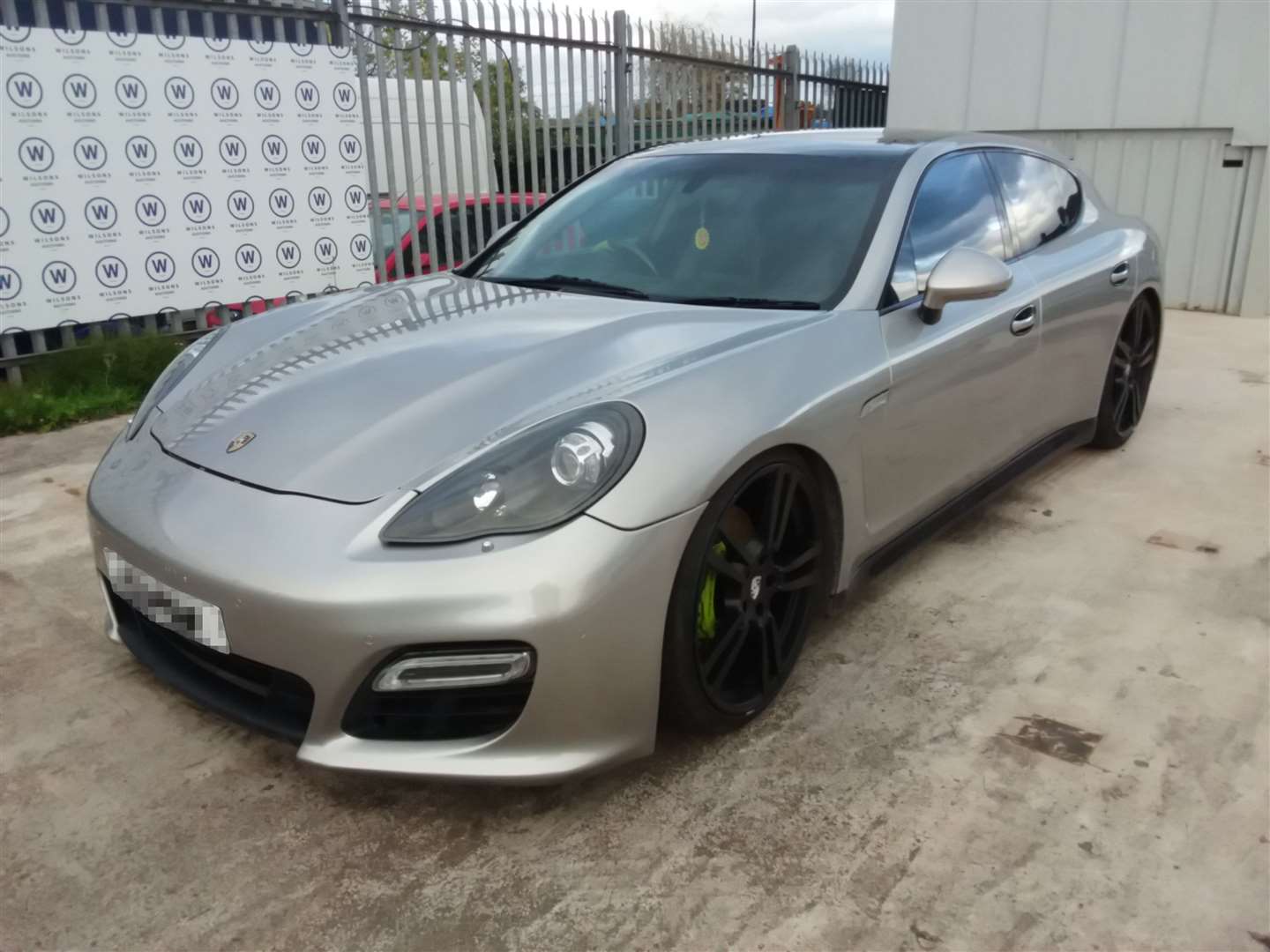 The Porsche was seized by police. Picture: Kent Police