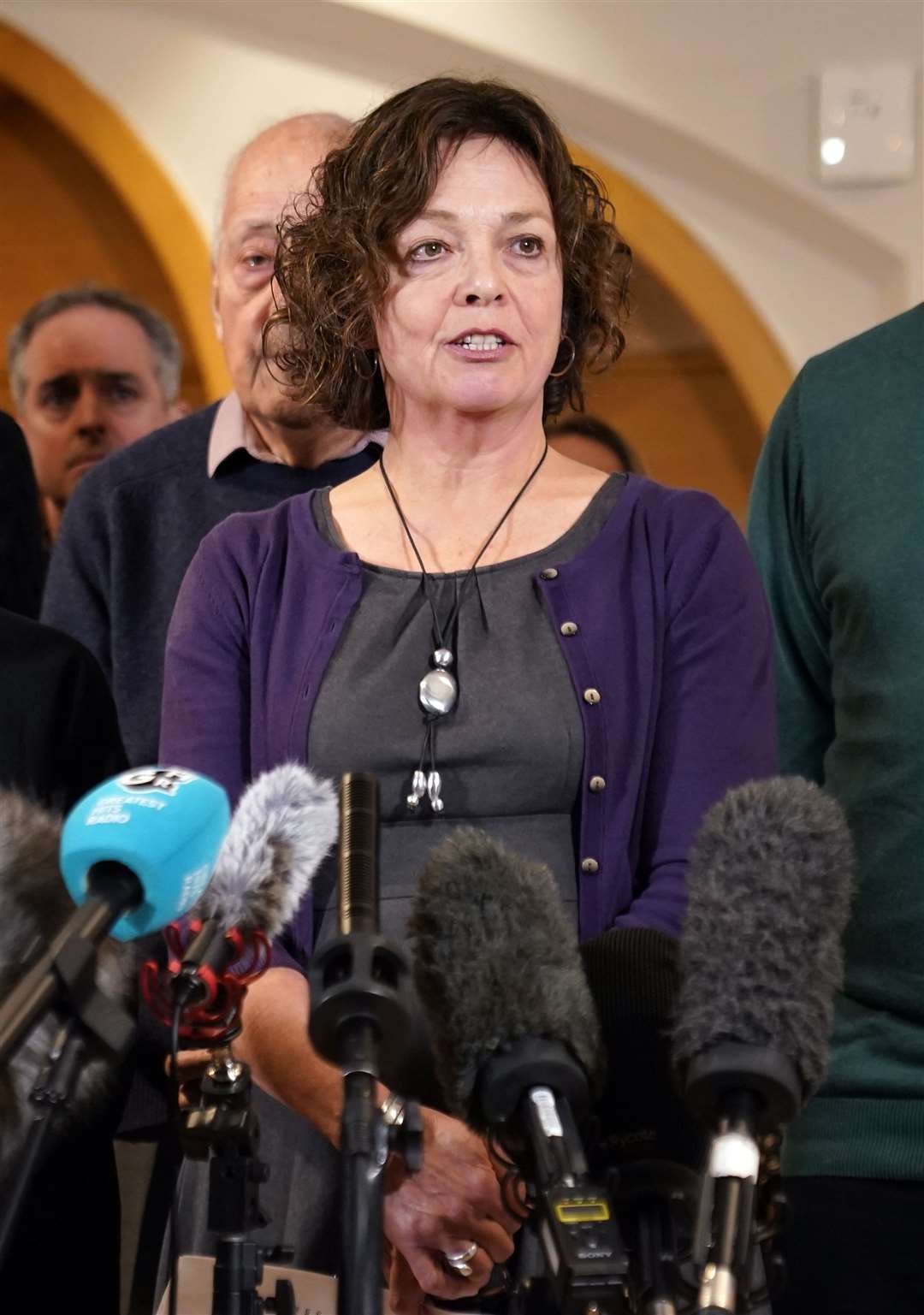 Julia Waters, sister of Ruth Perry (Andrew Matthews/PA)