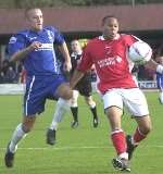 CLOSE THING: Fleet's Che Stadhart tees up a shot. Picture: MATTHEW READING