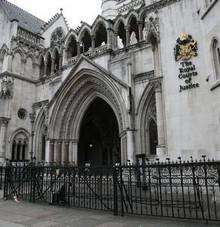 Royal Courts of Justice in London