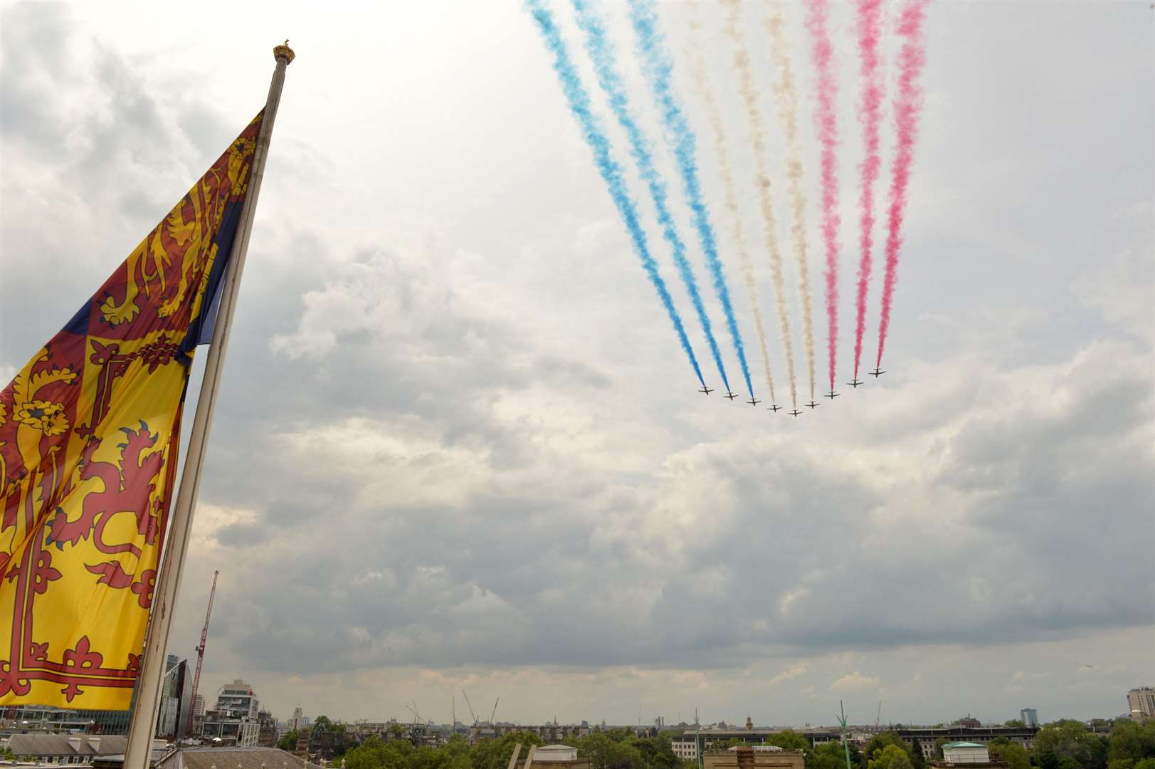 The fly-past will take place on June 2, 2022. Photo credit: MOD/Press Association Images.