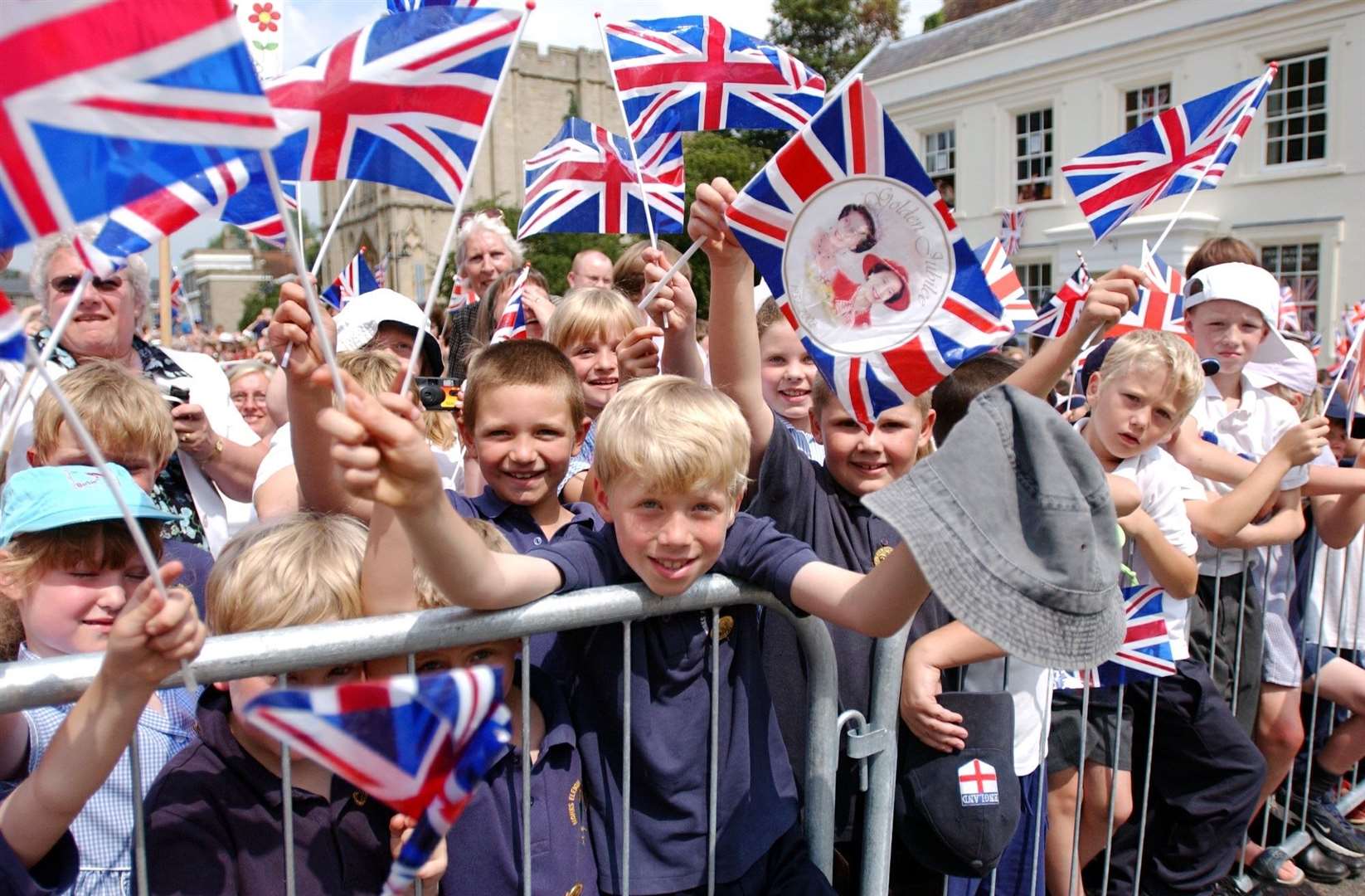 Children celebrating the Golden Jubilee in 2002