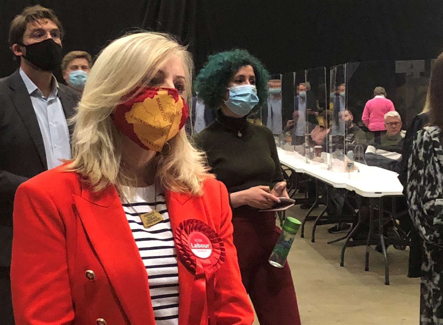 Labour’s Tracy Brabin during the count for the West Yorkshire mayoral election (Amy Murphy/PA)