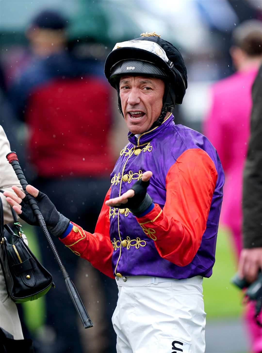 Jockey Frankie Dettori in the King’s colours (David Davies for The Jockey Club)