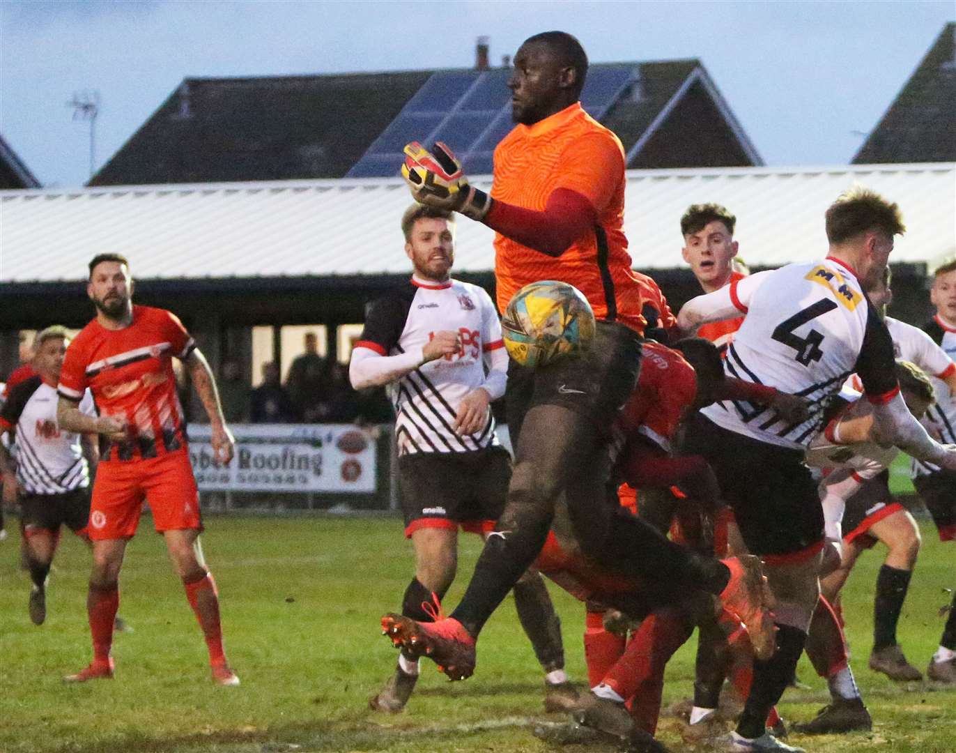 Late pressure from Deal Town could not find a winner. Picture: Paul Willmott